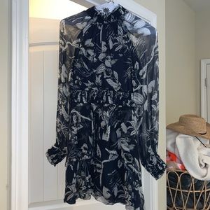 Parker long sleeved mini dress!